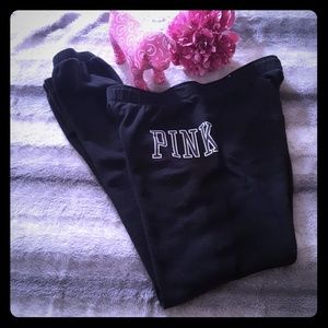 PINK black sweatpants